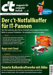 :  c't Magazin für Computertechnik No 21 vom 20 September 2024