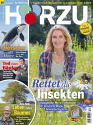 :  Hörzu Fernsehzeitschrift No 39 vom 20  September 2024