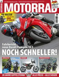 :  Motorrad Magazin No 21 vom 27 September 2024