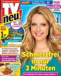 :  TVneu! Fernsehzeitschrift No 41 vom 02 Oktober 2024