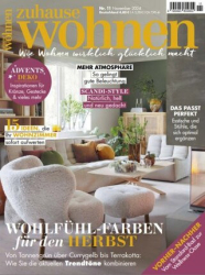 :  Zuhause Wohnen Magazin November No 11 2024