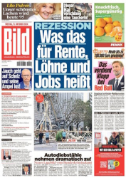 :  Bild Zeitung vom 11 Oktober 2024