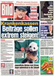 :  Bild Zeitung vom 16 Oktober 2024