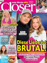 :  Closer Magazin No 43 vom 16 Oktober 2024