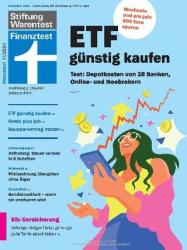 :  Stiftung Warentest Finanztest Magazin November No 11 2024