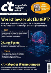 :  c't Magazin für Computertechnik No 23 vom 18 Oktober 2024