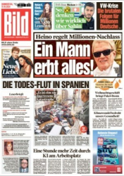 : Bild Zeitung vom 31. Oktober 2024