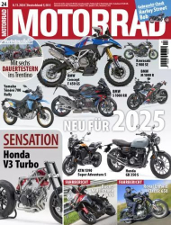 : Motorrad Magazin No 24 vom 08 November 2024
