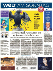 : Welt am Sonntag - 09. November 2024