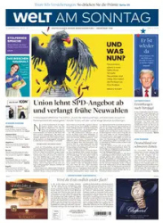 :  Die Welt am Sonntag vom 10 November 2024