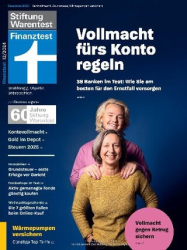 :  Stiftung Warentest Finanztest Magazin Dezember No 12 2024