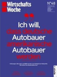 :  Wirtschaftswoche Magazin No 48 vom 22 November 2024