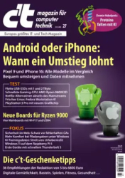 : ct Magazin für Computertechnik - 28 November 2024