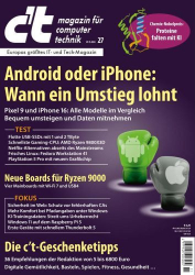 : c't Magazin für Computertechnik No 27 vom 29  November 2024
