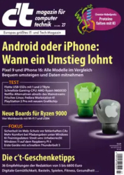 : ct Magazin für Computertechnik - 29 November 2024