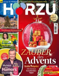 :  Hörzu Fernsehzeitschrift No 49 vom 29 November 2024