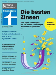 : Stiftung Warentest Finanztest Magazin No 01 Januar 2025
