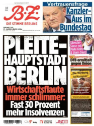 :  B.Z vom 17 Dezember 2024