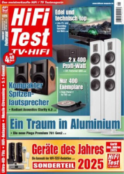 :  Hifi-Test TV Hifi Magazin Januar-Februar No 01 2025