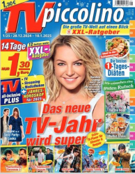 :  TVpiccolino Fernsehzeitschrift  No 01 vom 28 Dez. - 10 Jan. 2025