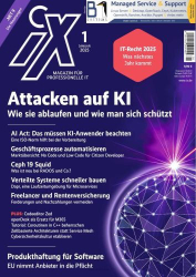 : iX Magazin für professionelle It No 01 Januar 2025
