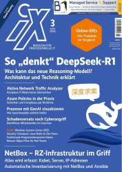 : iX-Magazin für professionelle It Magazin No 03 März 2025
