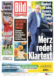 :  Bild am Sonntag vom 13 April 2025