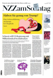 :  NZZ am Sonntag No 15 vom 13 April 2025