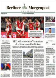 :  Berliner Morgenpost am Sonntag vom 20 April 2025