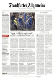 :  Frankfurter Allgemeine Zeitung vom 25 April 2025