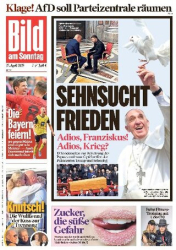 :  Bild am Sonntag vom 27 April 2025