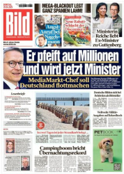 :  Bild Zeitung vom 29 April 2025