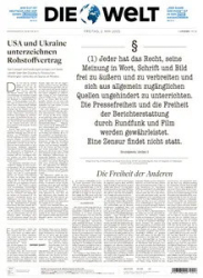 :  Die Welt vom 02 Mai 2025