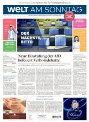 :  Die Welt am Sonntag Frühausgabe vom 03 Mai 2025