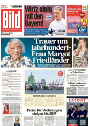 :  Bild Zeitung vom 10 Mai 2025