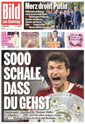 :  Bild am Sonntag vom 11 Mai 2025