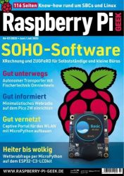 Cover: Raspberry Pi Geek Magazin No 06-07 Juni-Juli 2025
: Raspberry Pi Geek Magazin No 06-07 Juni-Juli 2025
