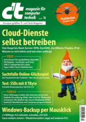 :  c't Magazin für Computertechnik No 13 vom 13 Juni 2025