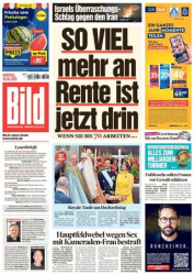 :  Bild Zeitung vom 14 Juni 2025