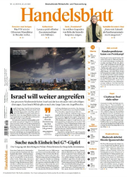 Cover: Handelsblatt - 16 June 2025 : Handelsblatt - 16 June 2025