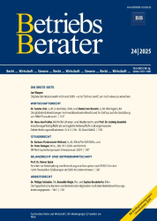 Cover: Betriebs Berater 24.2025 : Betriebs Berater 24.2025