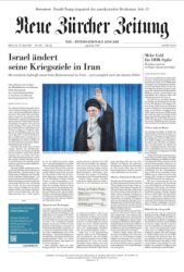 :  Neue Zürcher Zeitung 18 Juni 2025