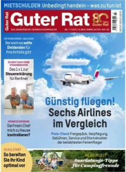 Cover: Guter Rat Verbrauchermagazin No 07 Juli 2025
: Guter Rat Verbrauchermagazin No 07 Juli 2025