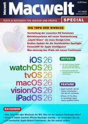 Cover: Macwelt Special Magazin Juli No 07 2025
: Macwelt Special Magazin Juli No 07 2025