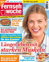 Cover: Fernsehwoche 20.6.2025 : Fernsehwoche 20.6.2025