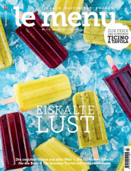 Cover: le menu No 07-08.2025 : le menu No 07-08.2025