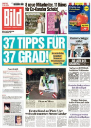 : Bild Zeitung vom 21 Juni 2025