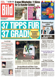 Cover: Bild - 21 Juni 2025 : Bild - 21 Juni 2025