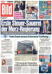 :  Bild Zeitung vom 26 Juni 2025