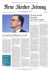 :  Neue Zürcher Zeitung International vom 26 Juni 2025